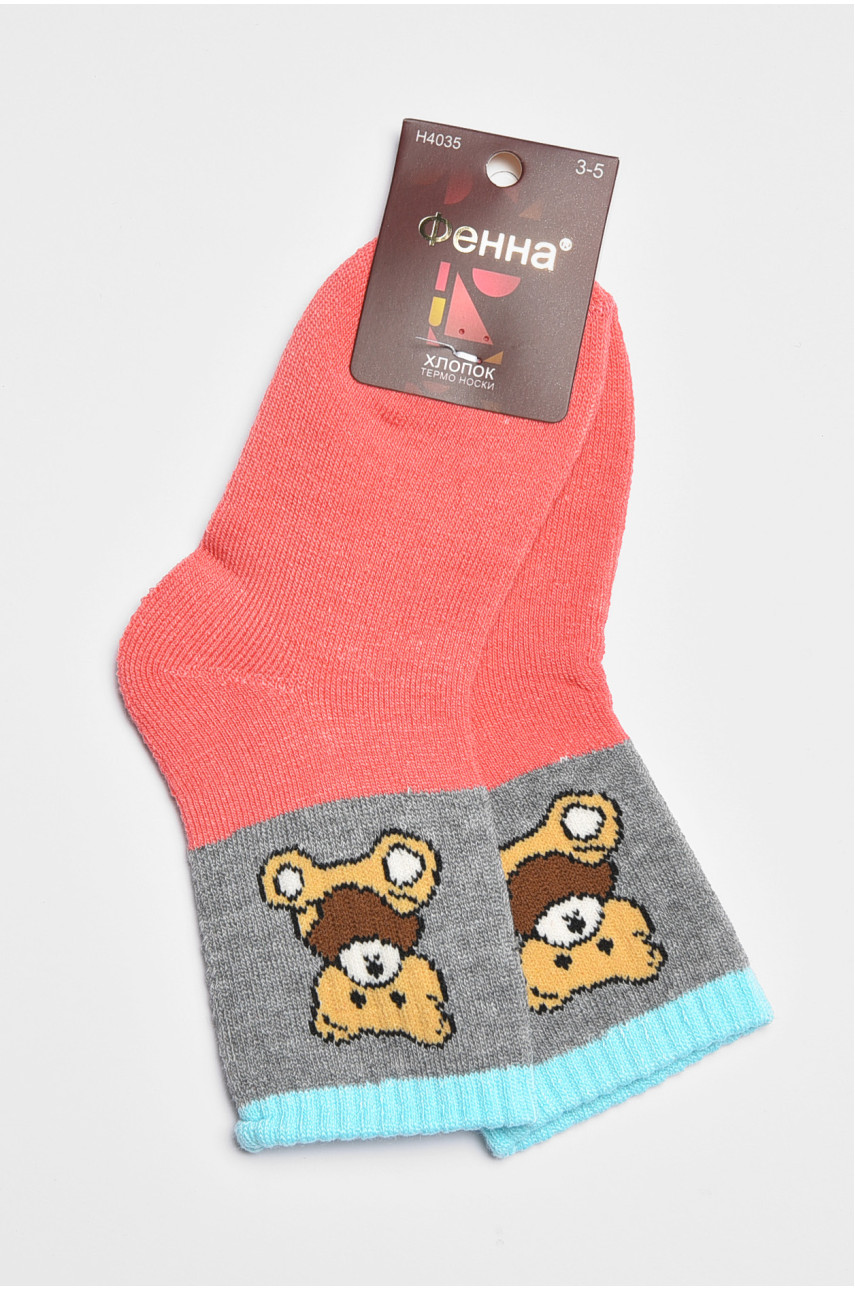Носки детские для девочки темно-розового цвета 4035 189433