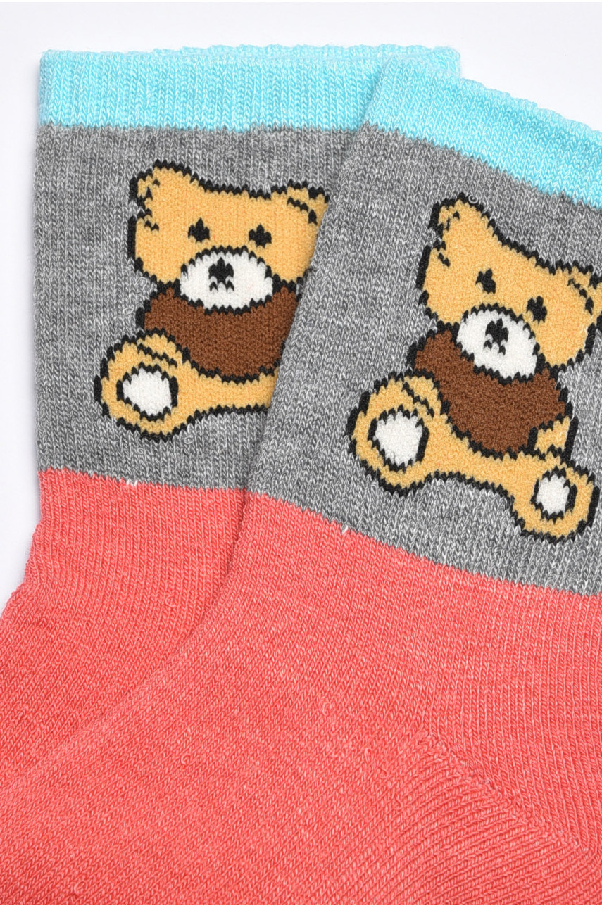 Носки детские для девочки темно-розового цвета 4035 189433