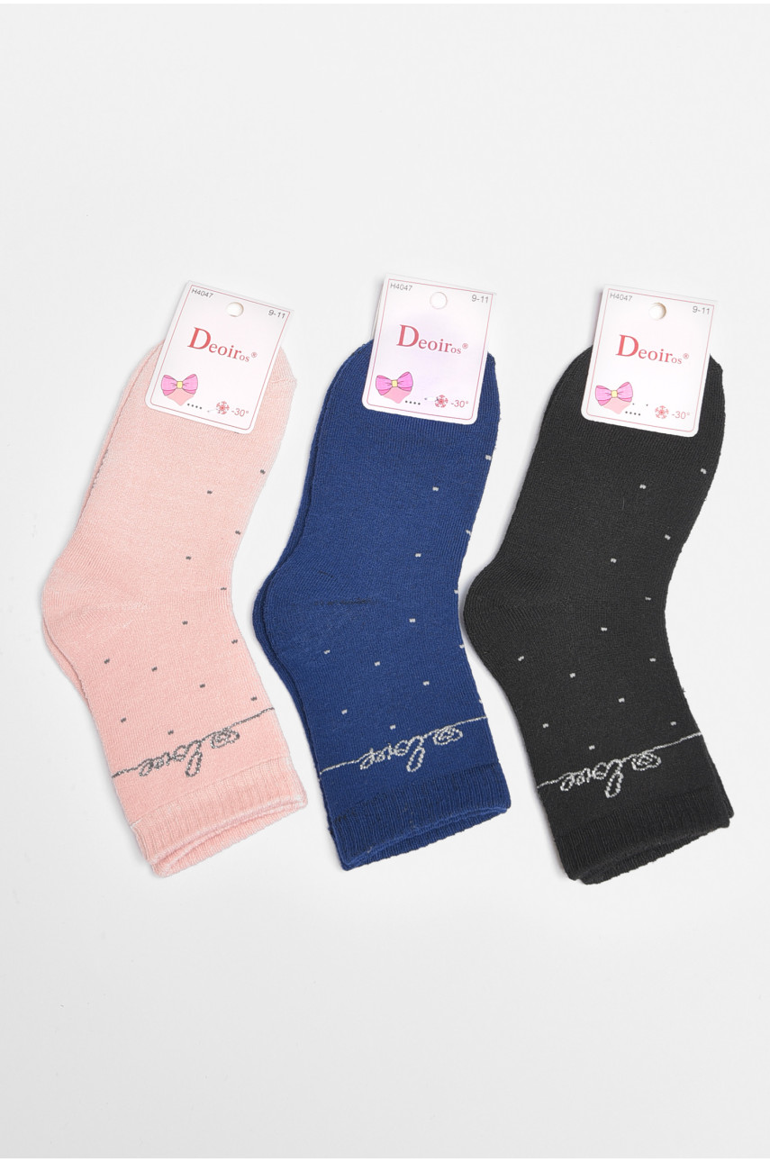 Набор носков детских для девочки 3 штуки 4047 189441