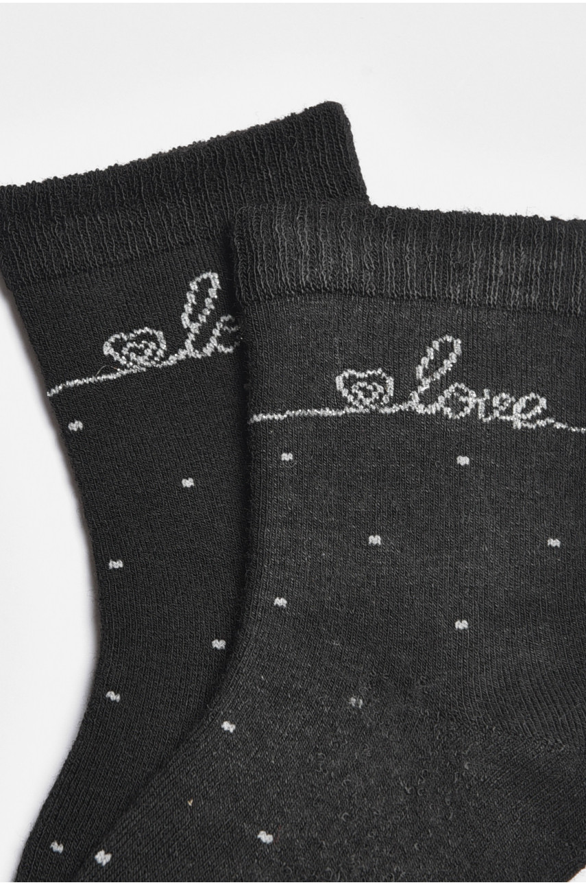 Носки детские для девочки черного цвета 4047 189442