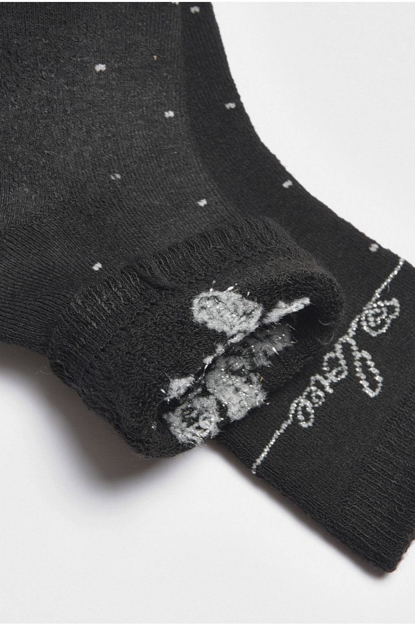 Носки детские для девочки черного цвета 4047 189442 Носки детские для девочки черного цвета 4047 189442