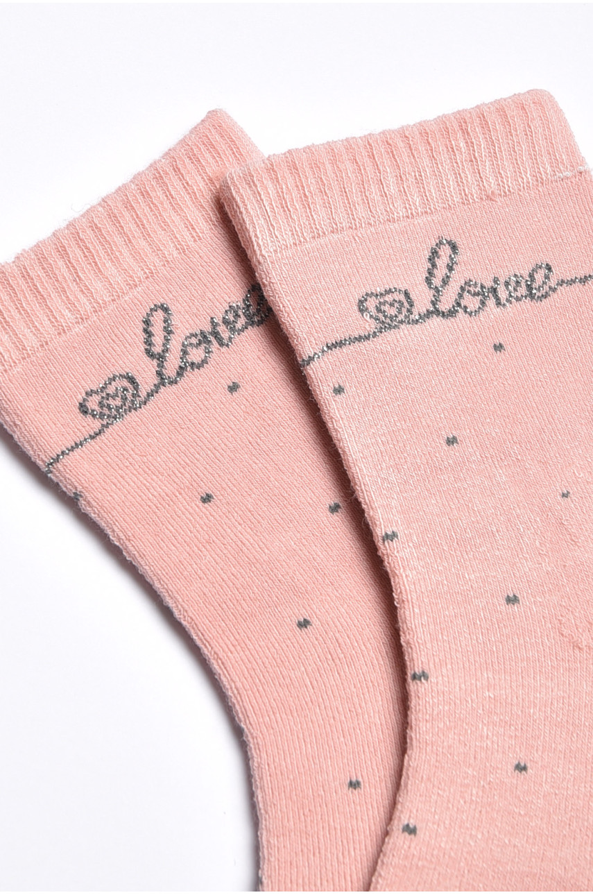 Носки детские для девочки розового цвета 4047 189443