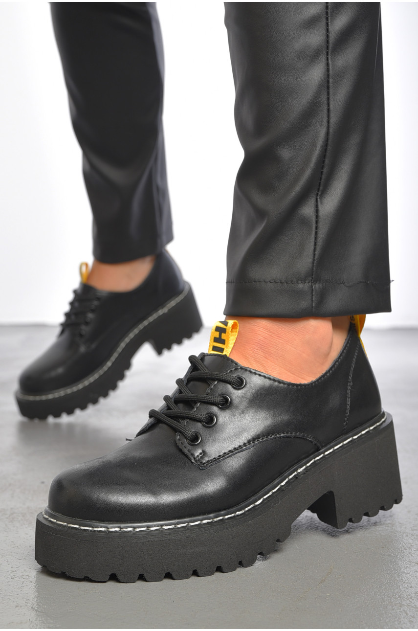 Лофери жіночі чорного кольору L101 189453