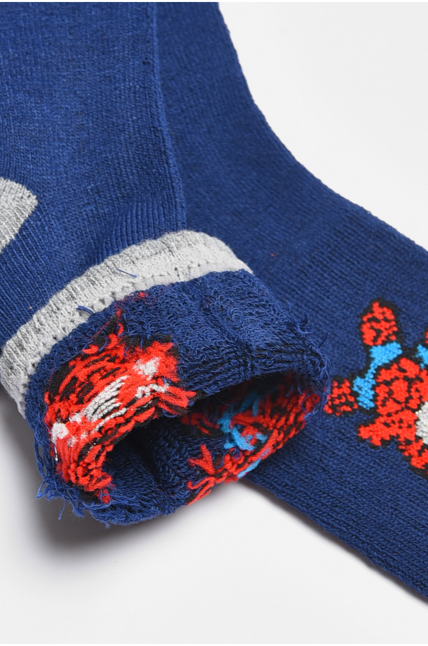 Носки детские для мальчика темно-синего цвета 3038 189472