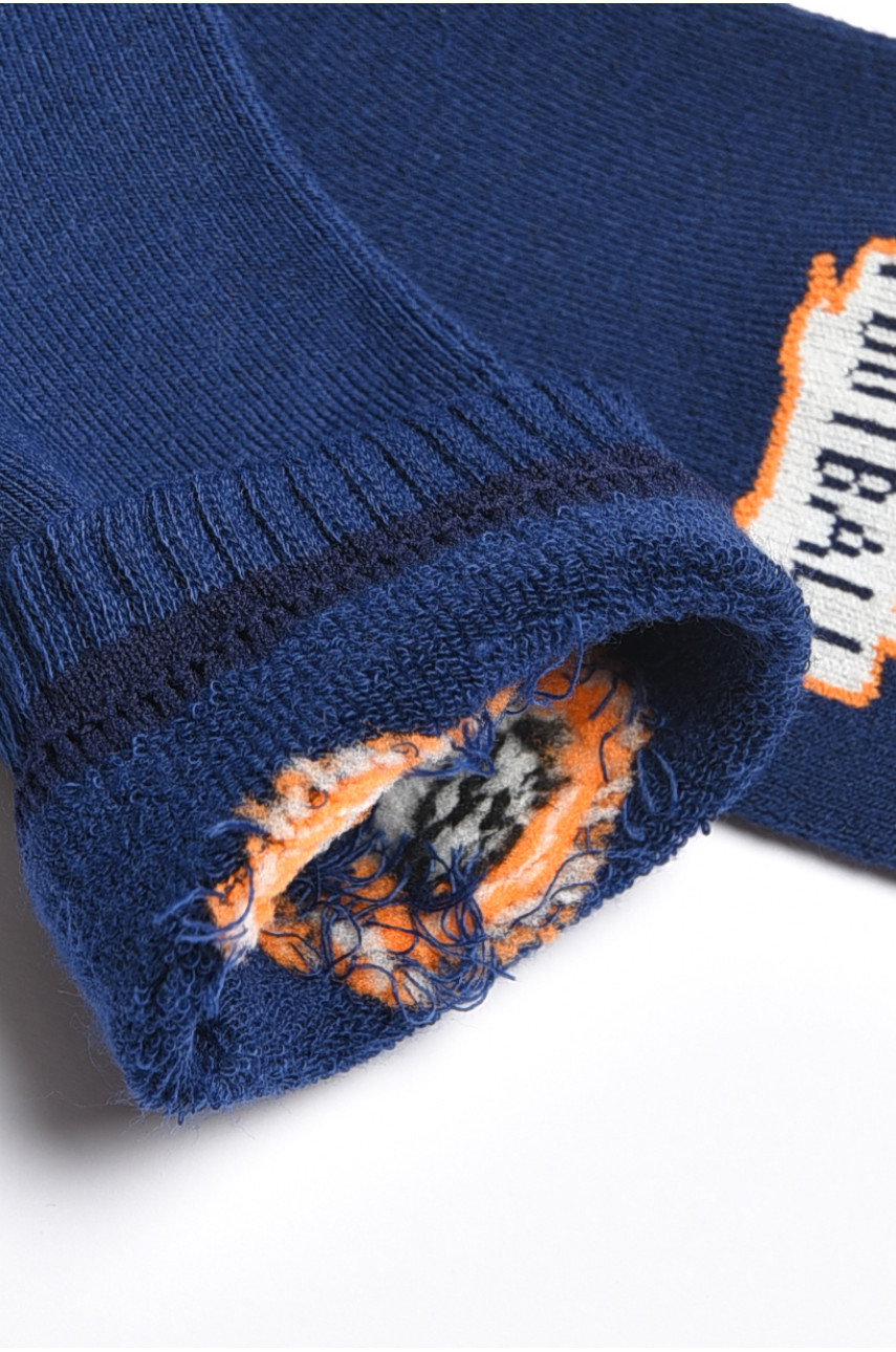 Шкарпетки дитячі для хлопчика темно-синього кольору 3051 189499