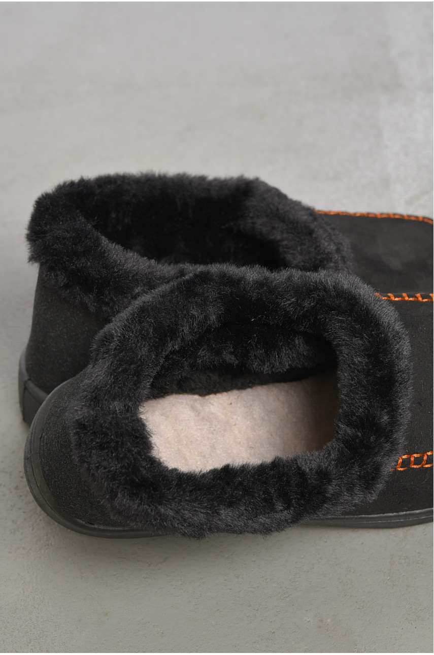 Бурки женские на меху черного цвета D20 189539