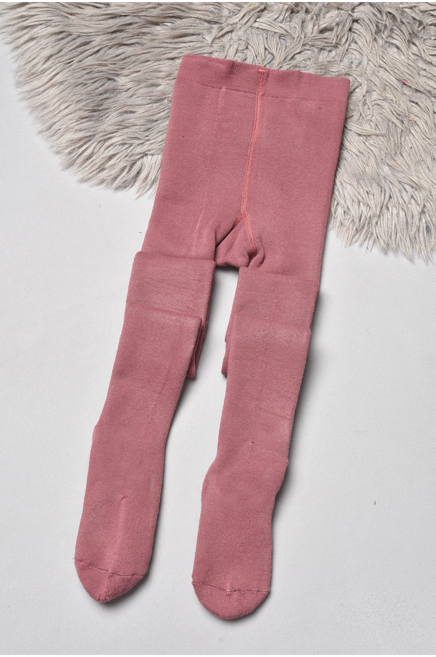 Колготи дитячі махрові для дівчинки кольору мокко T68-а 189572