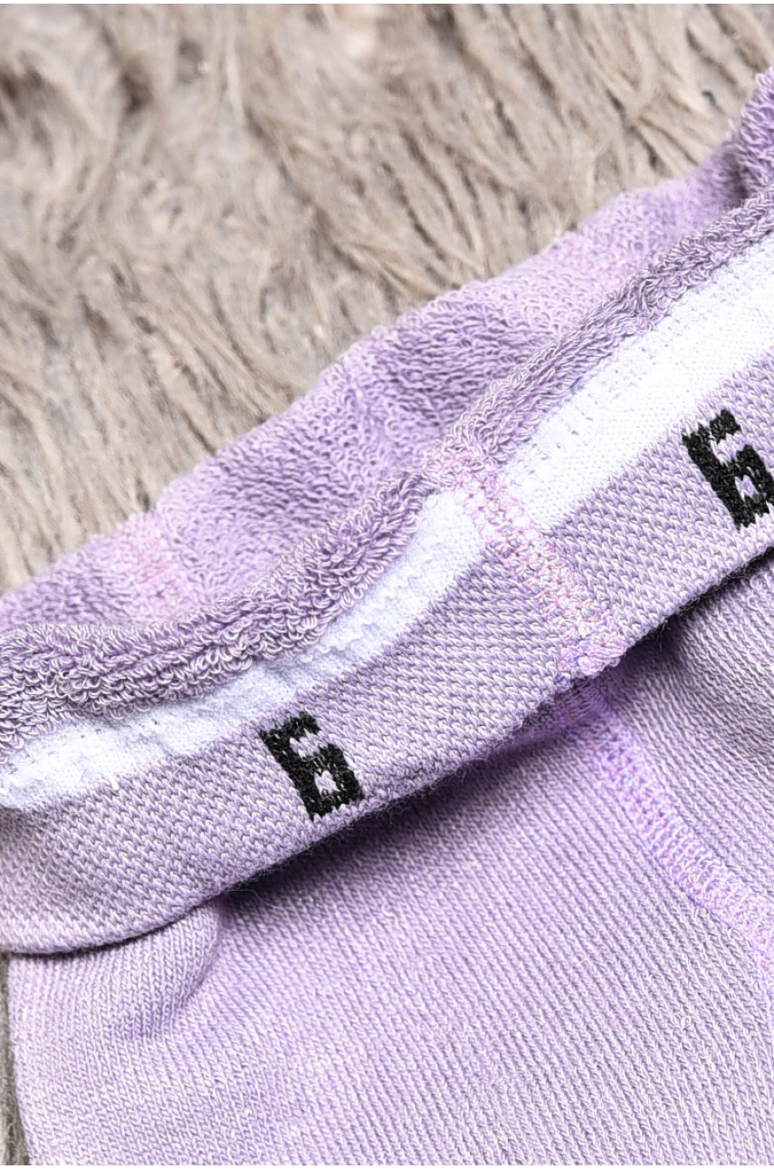 Колготи дитячі махрові для дівчинки бузкового кольору D72-1 189574