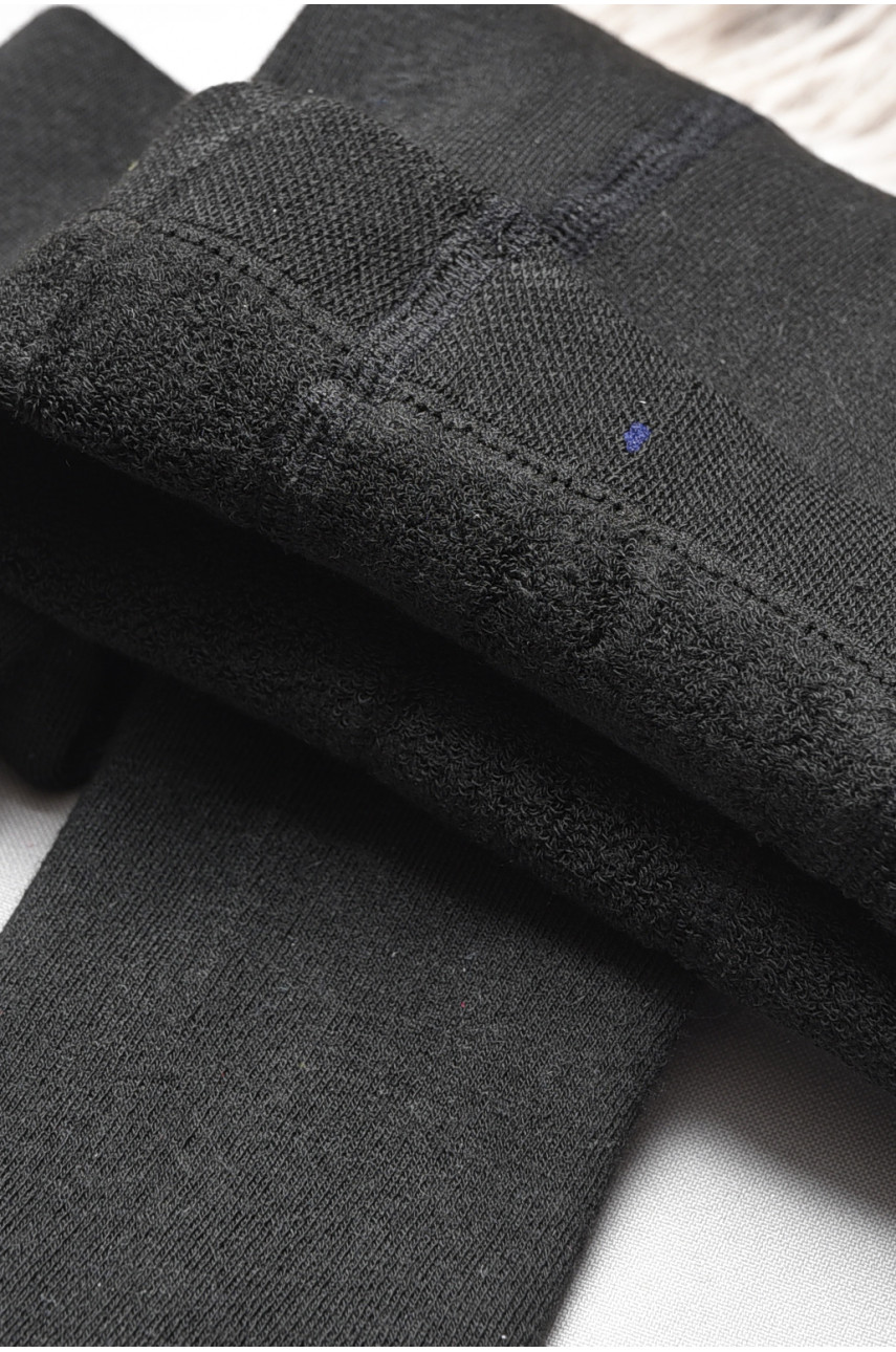 Колготи дитячі махрові для хлопчика чорного кольору H9331 189587