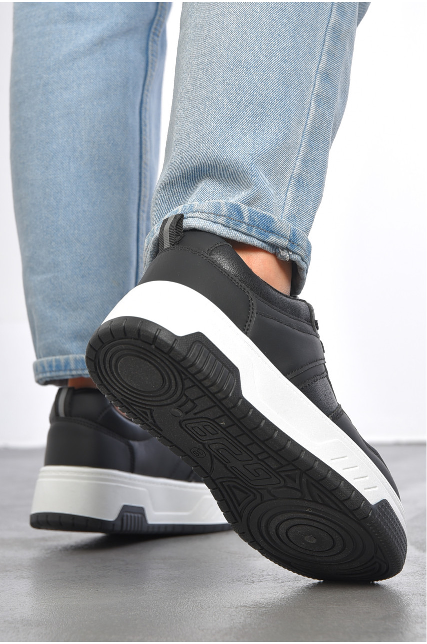 Кросівки жіночі чорного кольору на шнурівці 2208-1 189619