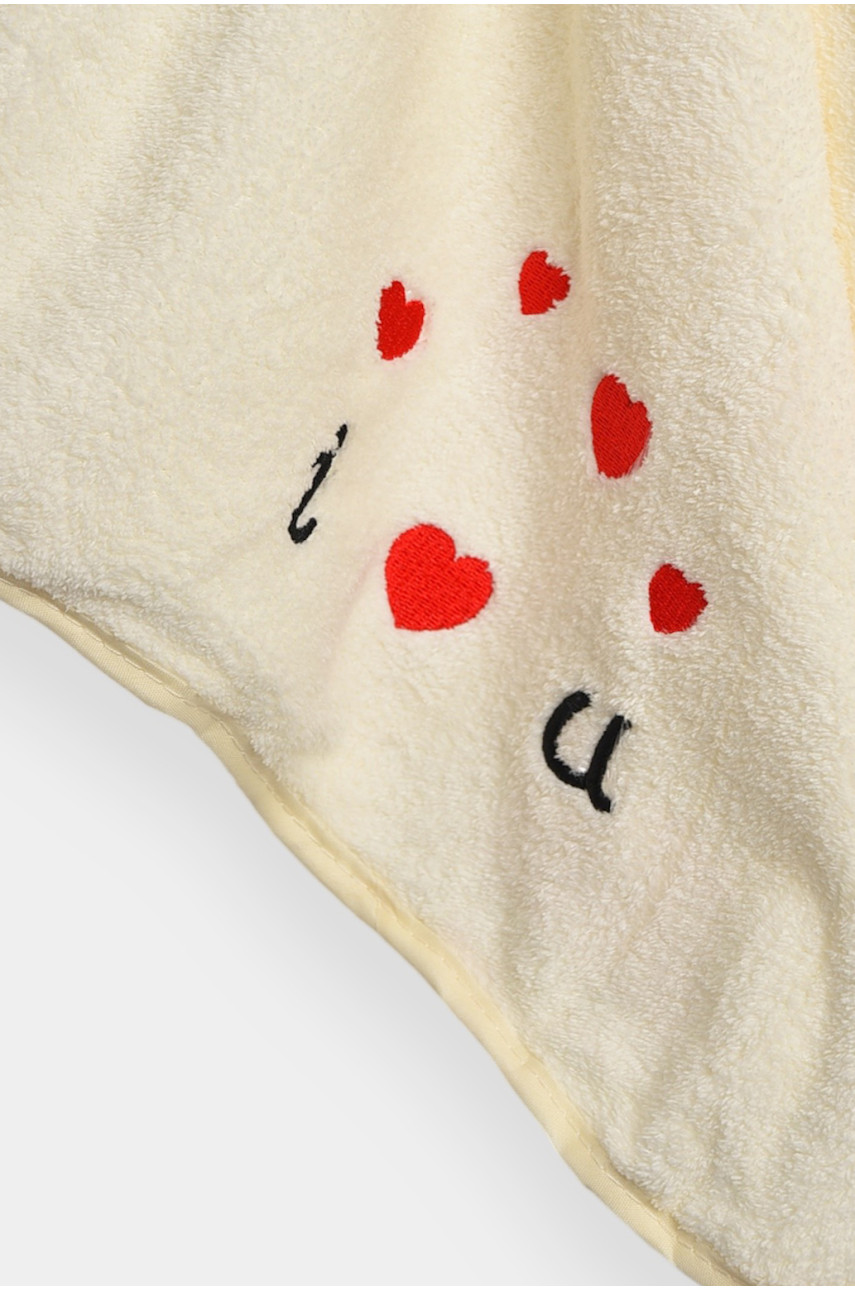 Полотенце кухонное микрофибра молочного цвета 112964 189651