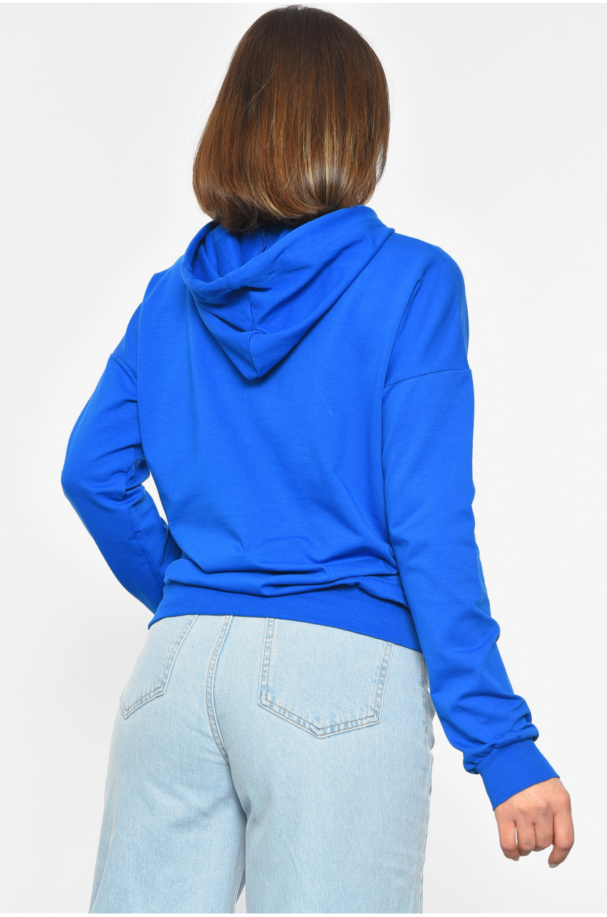 Худи женское синего цвета 189667