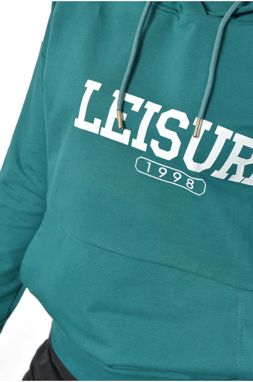 Худі жіноче зеленого кольору 189668