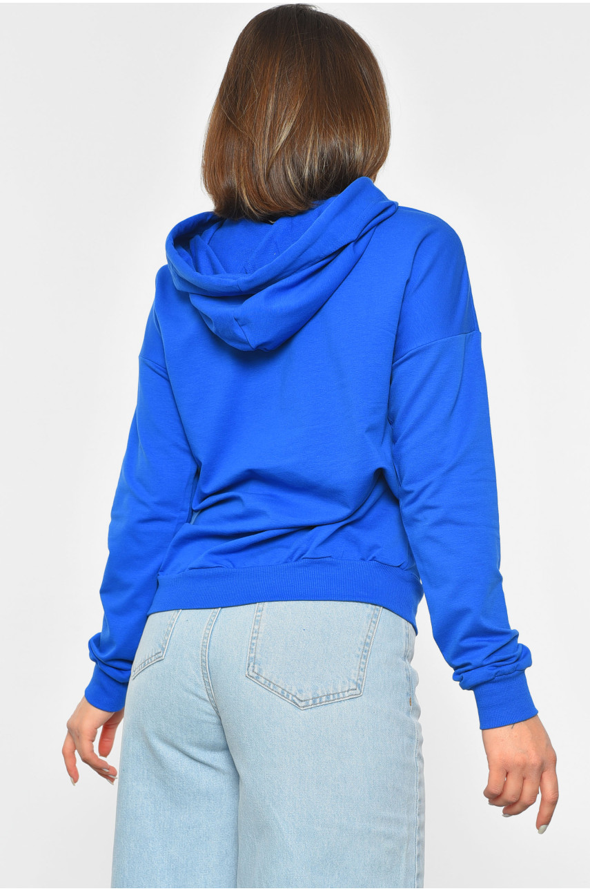 Худи женское синего цвета 189690