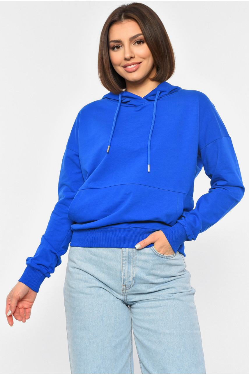Худи женское синего цвета 189691
