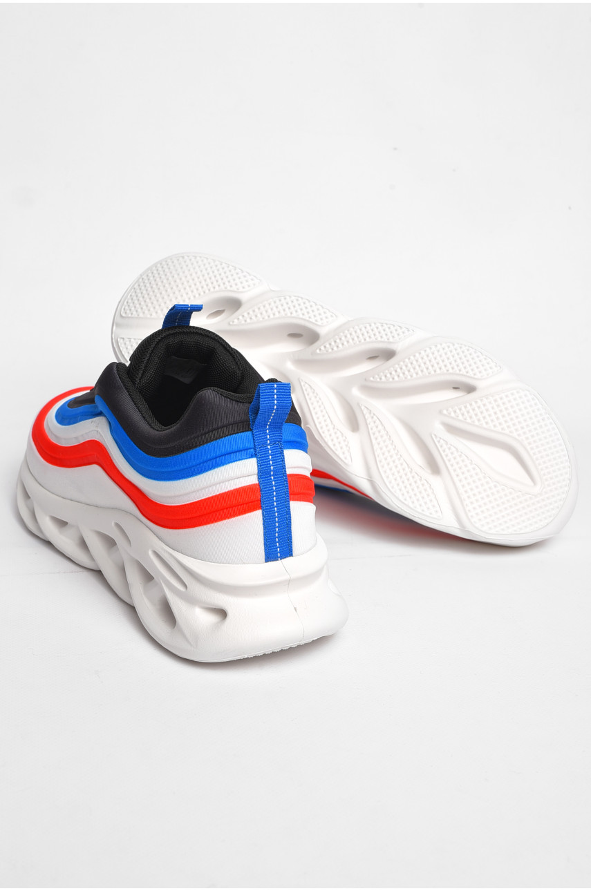 Кросівки чоловічі різнокольорові на шнурівці текстиль 9233-2 189730 Кросівки чоловічі різнокольорові на шнурівці текстиль 9233-2 189730