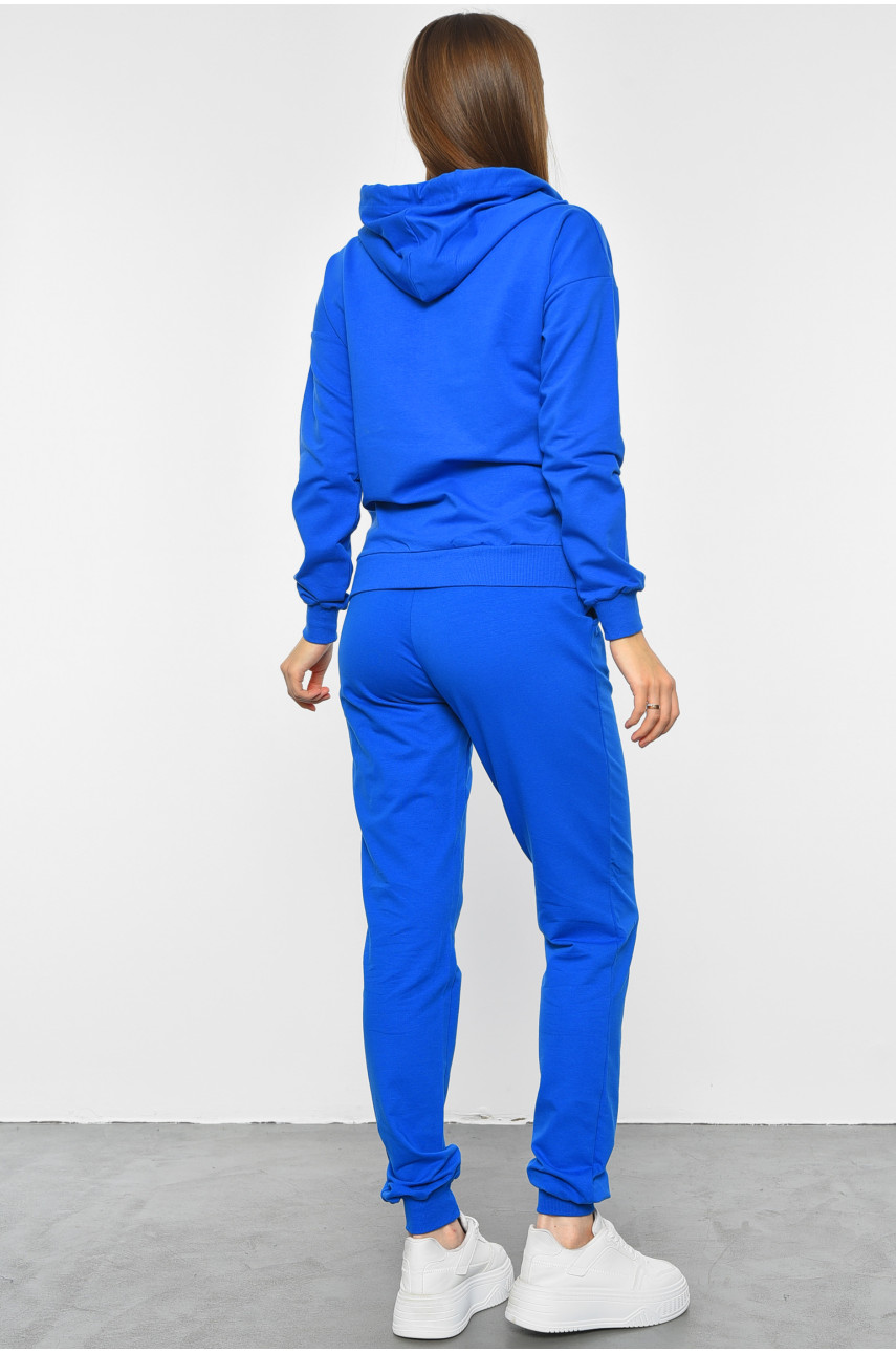 Спортивный костюм женский синего цвета 189744 Спортивный костюм женский синего цвета 189744
