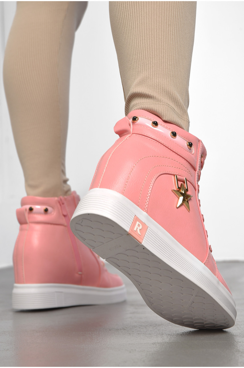 Ботинки женские зимние на меху розового цвета 8380-29 189771 Ботинки женские зимние на меху розового цвета 8380-29 189771