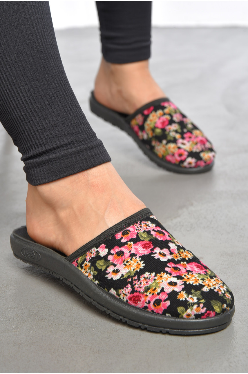 Капці жіночі чорного кольору АСА Китай 189799 Капці жіночі чорного кольору АСА Китай 189799