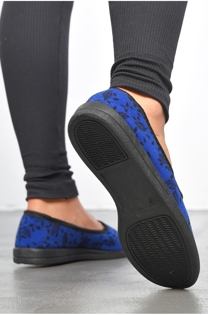 Капці жіночі синього кольору Луцкие 189813