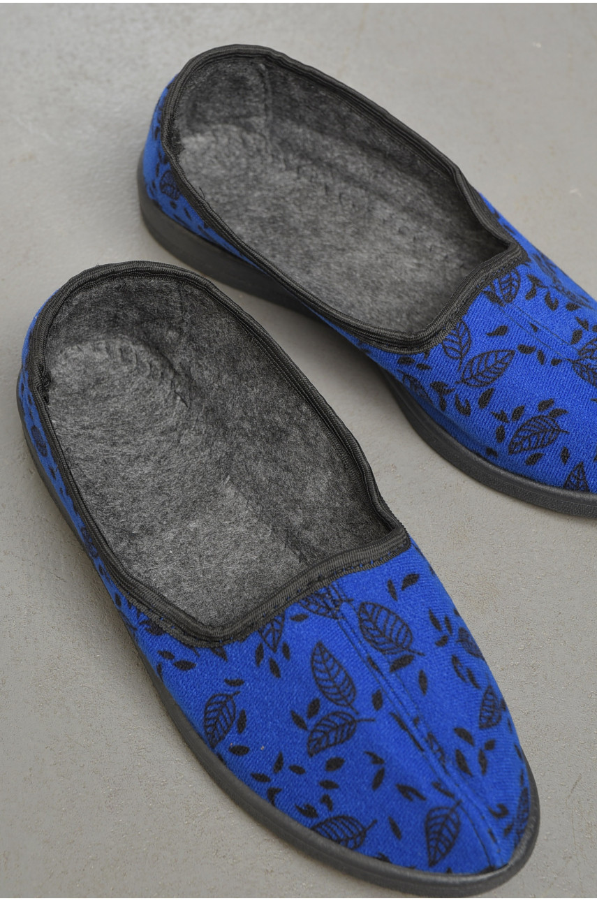 Капці жіночі синього кольору Луцкие 189813