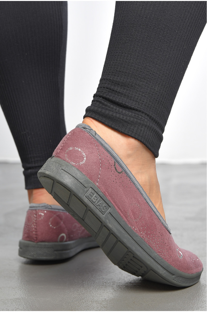 Тапочки женские розового цвета Ебіас блиск 189824