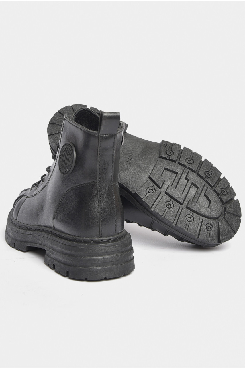Черевики чоловічі демісезон чорного кольору 2277 189849