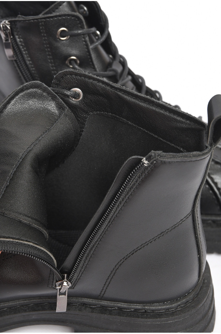 Черевики чоловічі демісезон чорного кольору 2277 189849