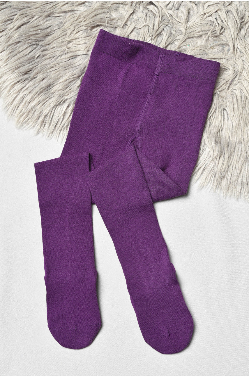 Колготи дитячі для дівчинки темно-фіолетового кольору FCK05 189882