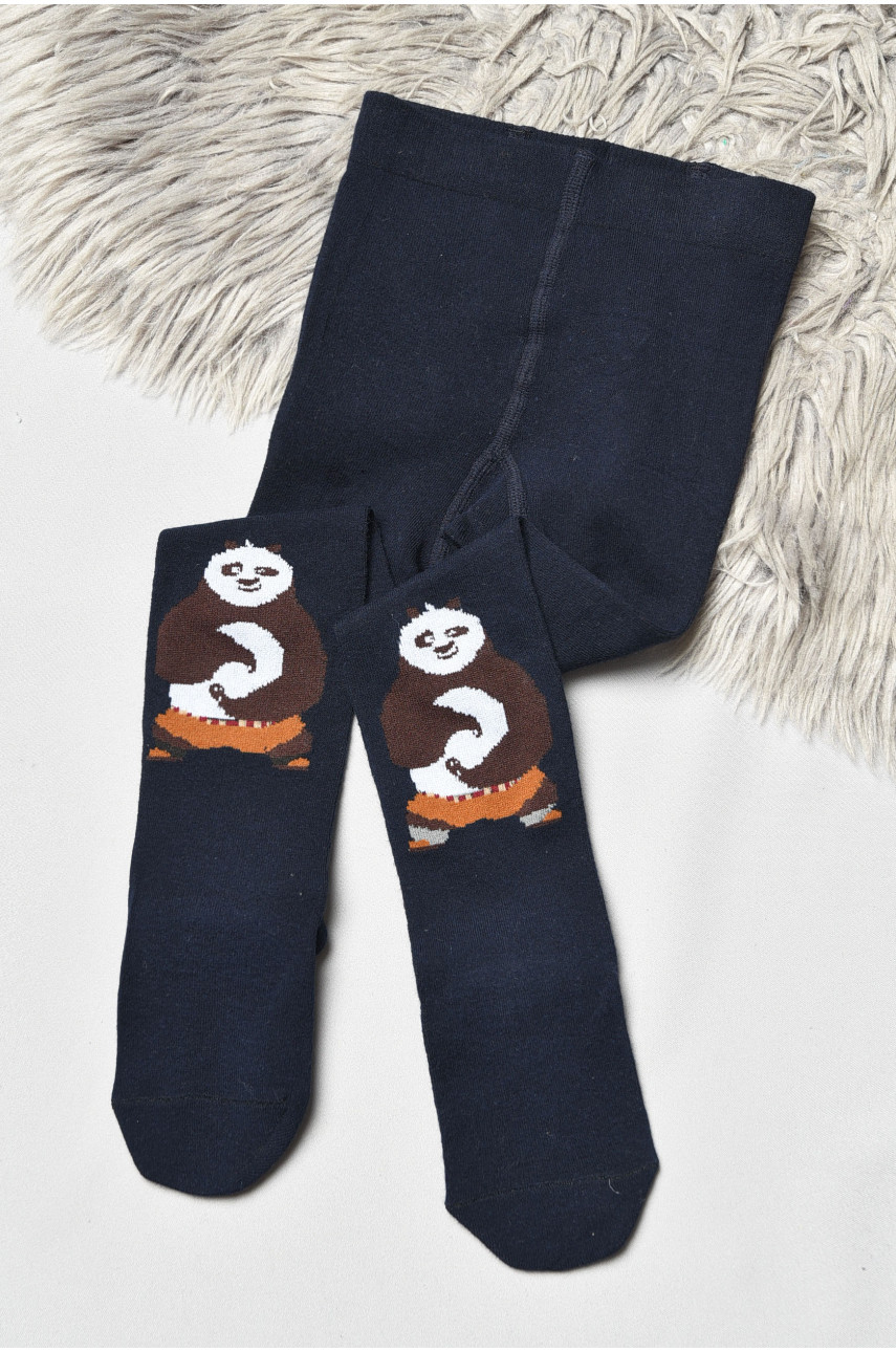 Колготи дитячі з малюнком темно-синього кольору FCK13 189924
