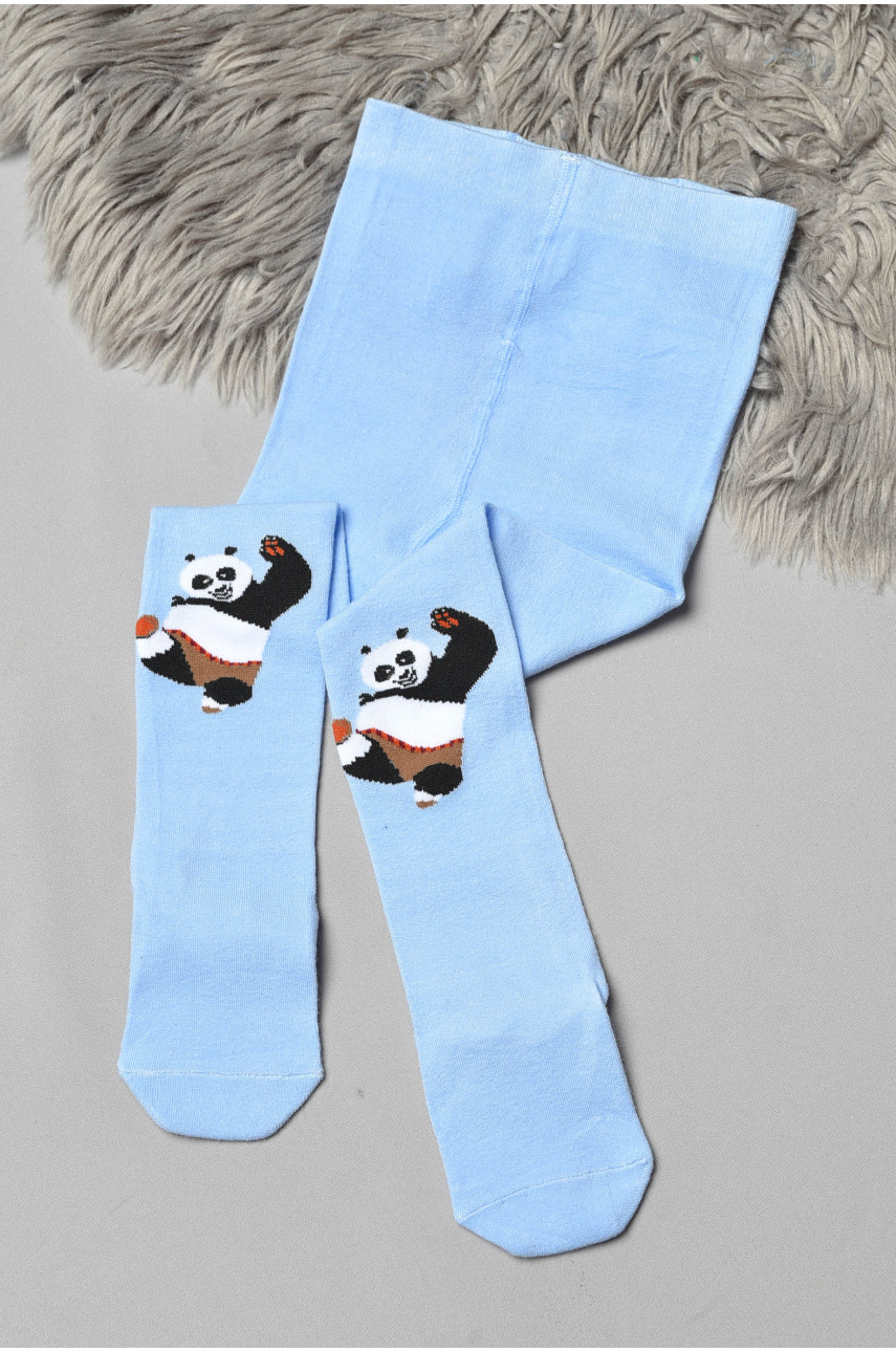 Колготи дитячі з малюнком блакитного кольору FCK13 189927