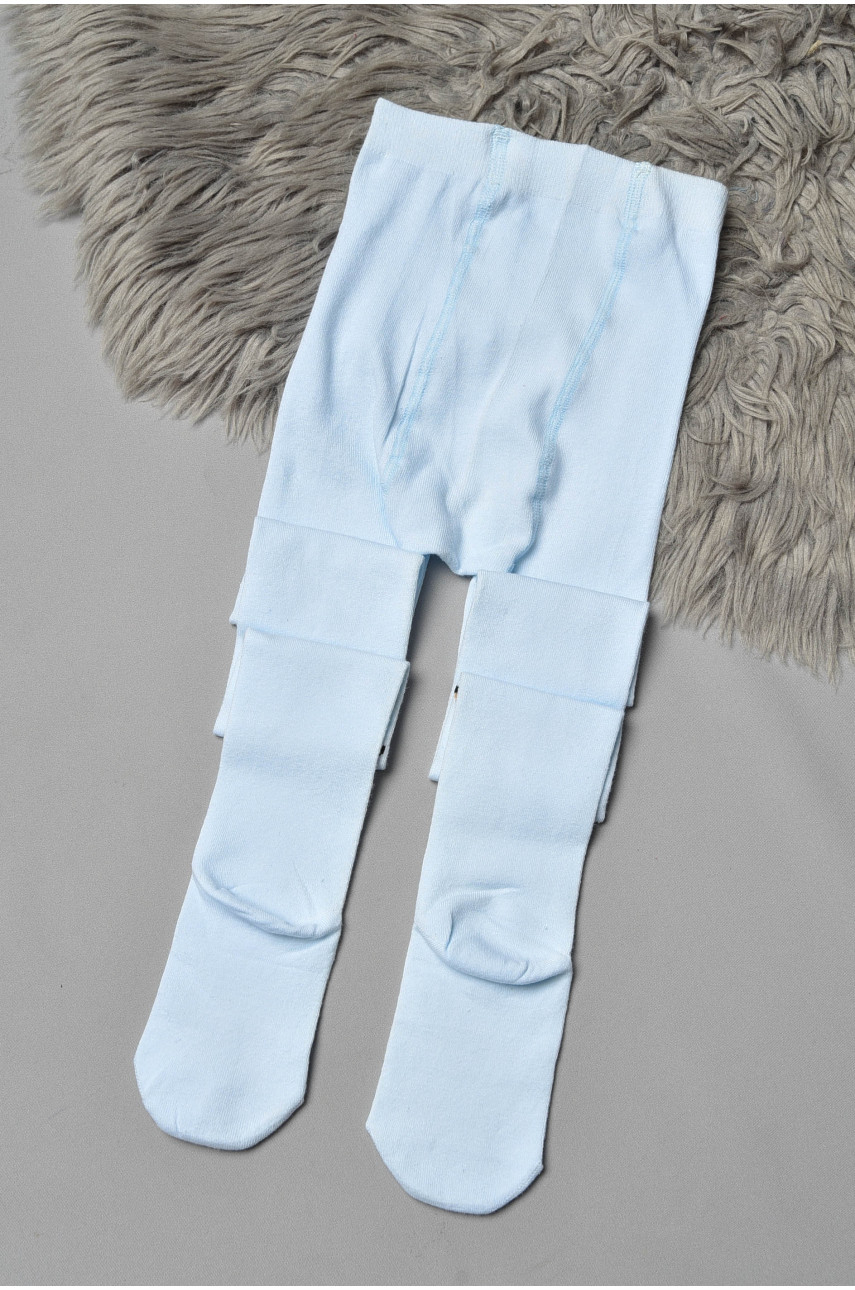 Колготи дитячі з малюнком світло-блакитного кольору FCK13 189930