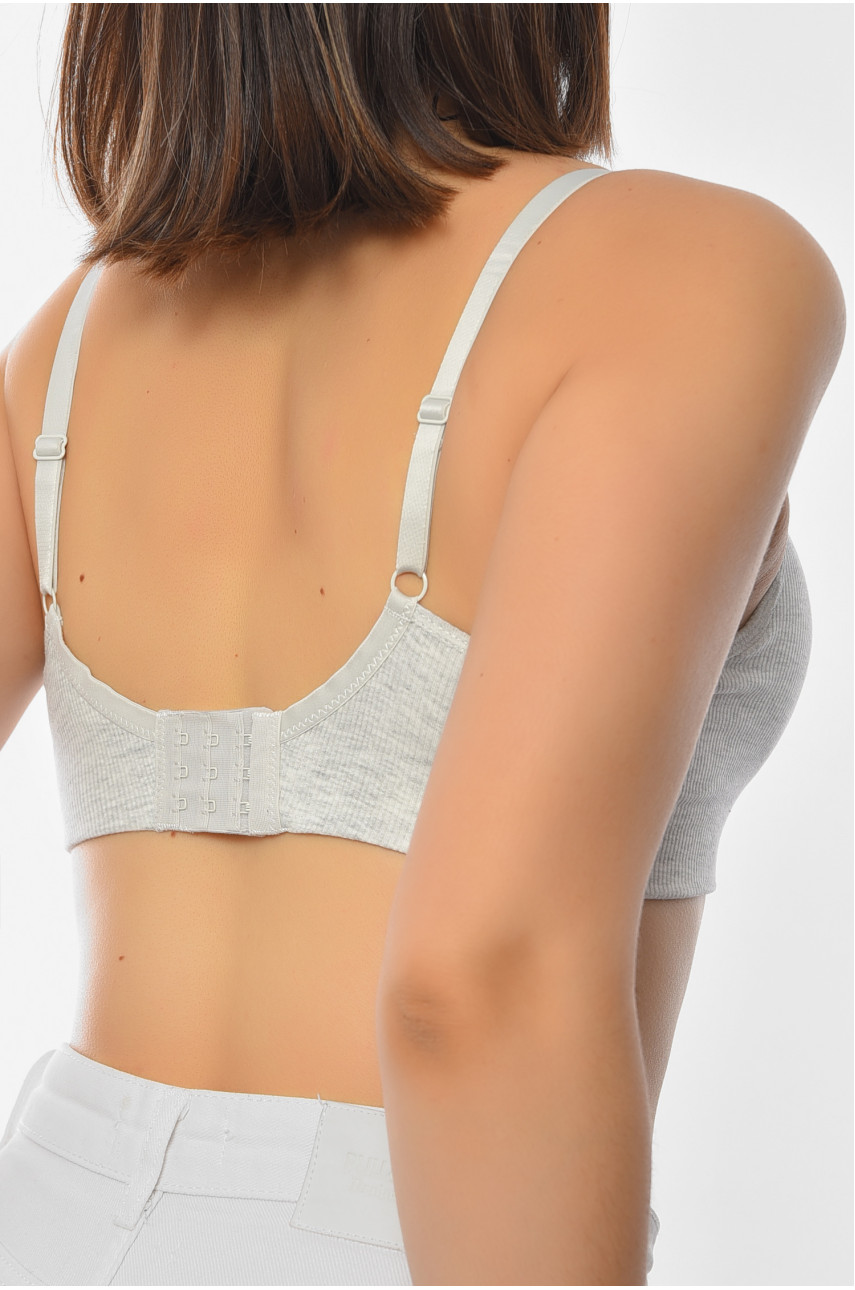 Бюстгальтер жіночий світло-сірого кольору чашка В J5869-4 189932