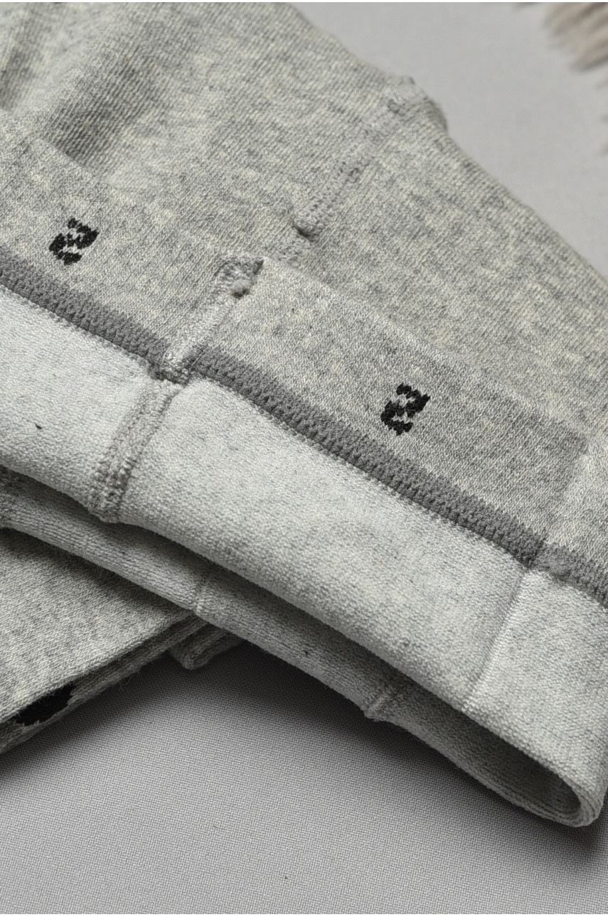 Колготи дитячі з малюнком світло-сірого кольору FCK13 189935