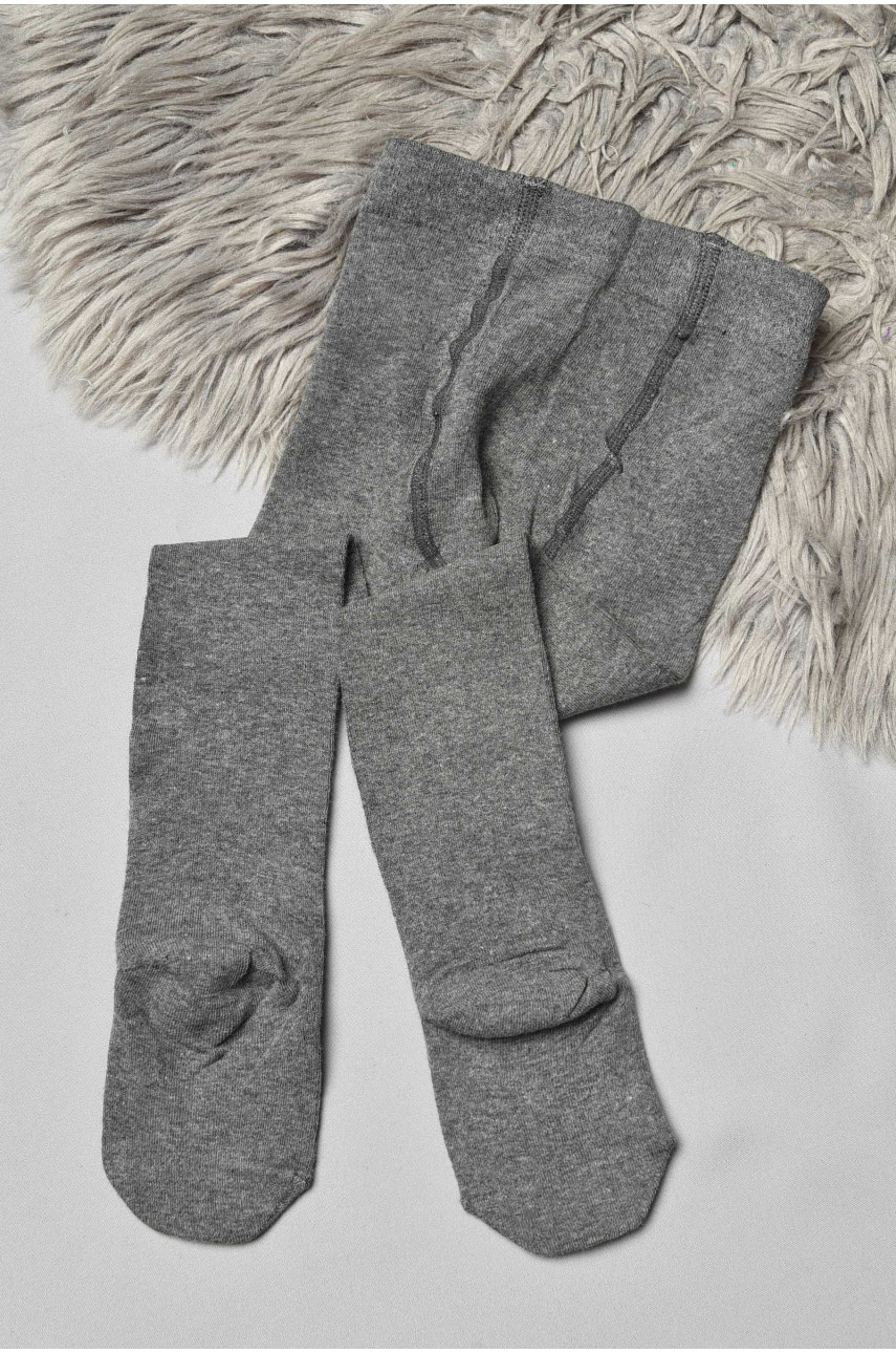 Колготи дитячі з малюнком темно-сірого кольору FCK13 189936