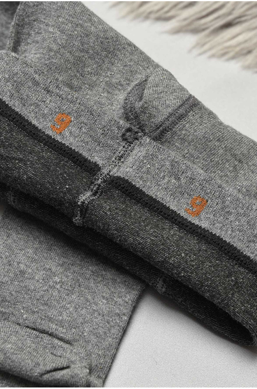 Колготи дитячі з малюнком темно-сірого кольору FCK13 189936