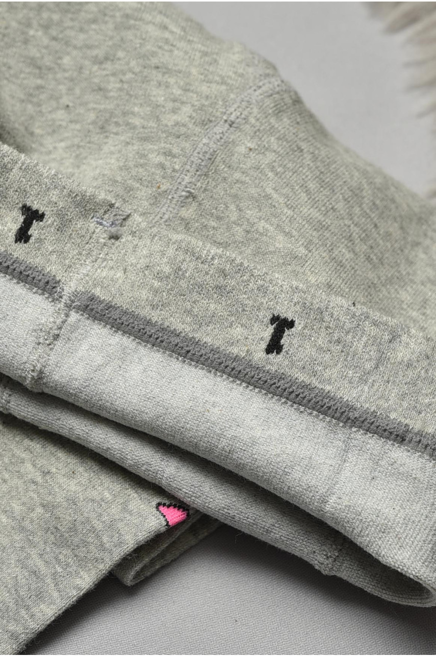 Колготи дитячі з малюнком для дівчинки сірого кольору FCK16 189943