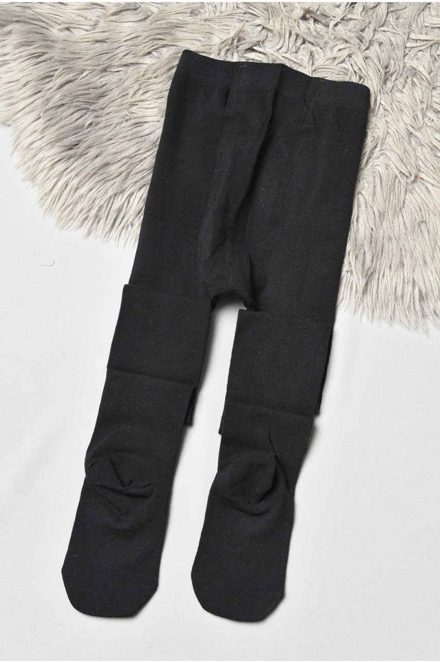 Колготи дитячі з малюнком для дівчинки чорного кольору FCK16 189950