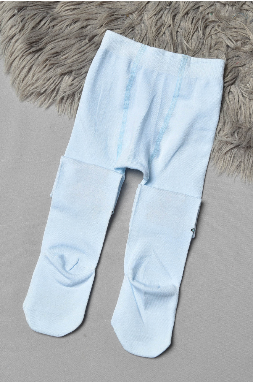 Колготи дитячі з малюнком для дівчинки блакитного кольору FCK16 189952