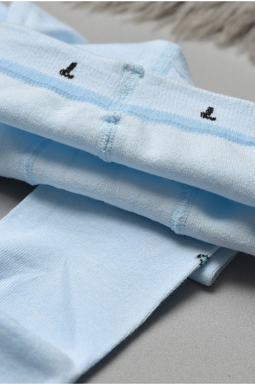 Колготи дитячі з малюнком для дівчинки блакитного кольору FCK16 189952