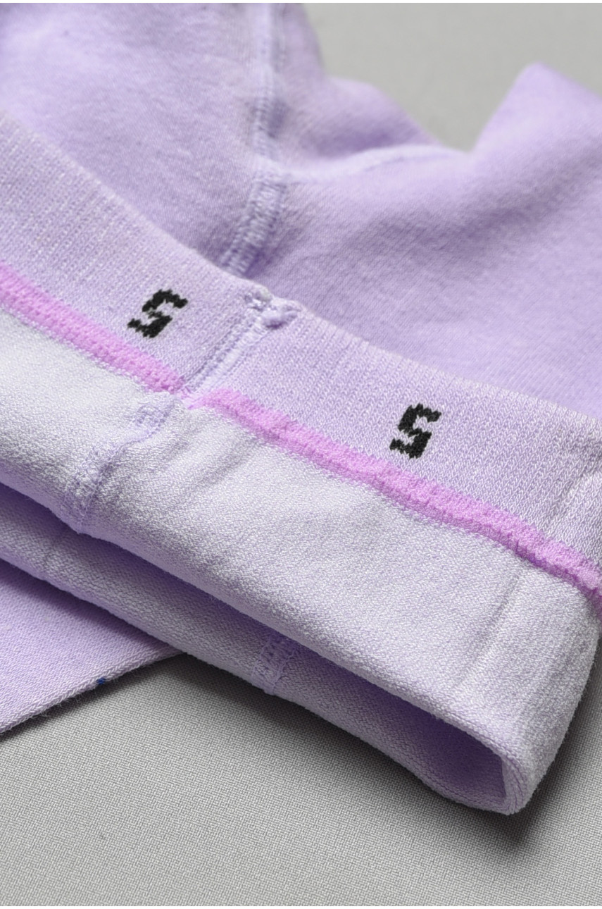 Колготи дитячі з малюнком для дівчинки бузкового кольору FCK16 189953