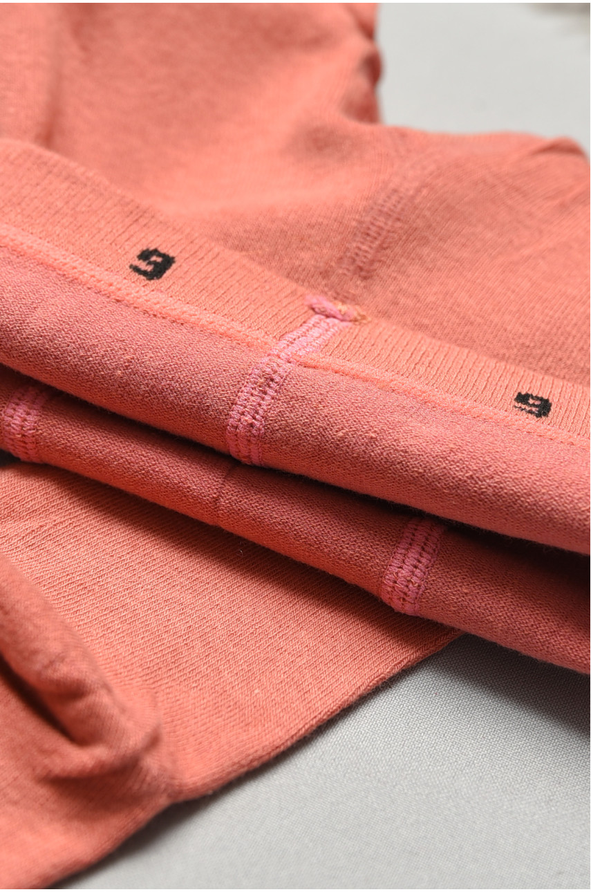 Колготи дитячі з малюнком для дівчинки теракотового кольору FCK16 189954