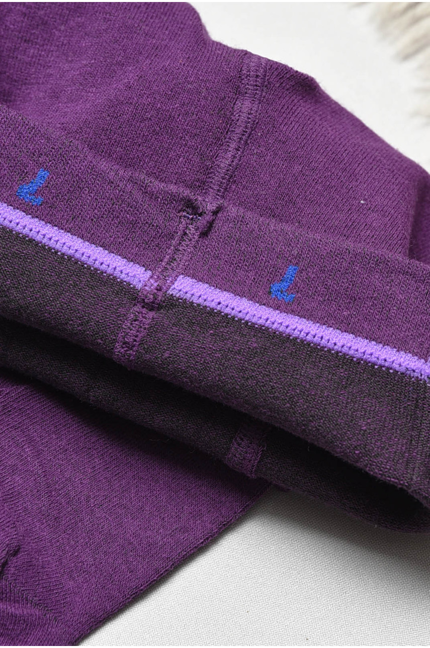 Колготи дитячі з малюнком для дівчинки фіолетового кольору FCK16 189955