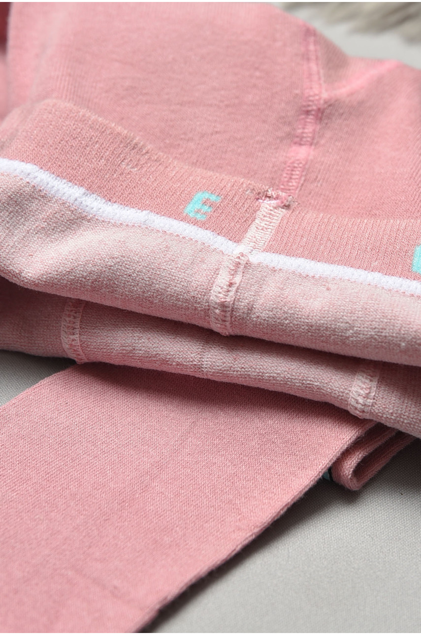 Колготи дитячі з малюнком для дівчинки пудрового кольору FCK16 189956