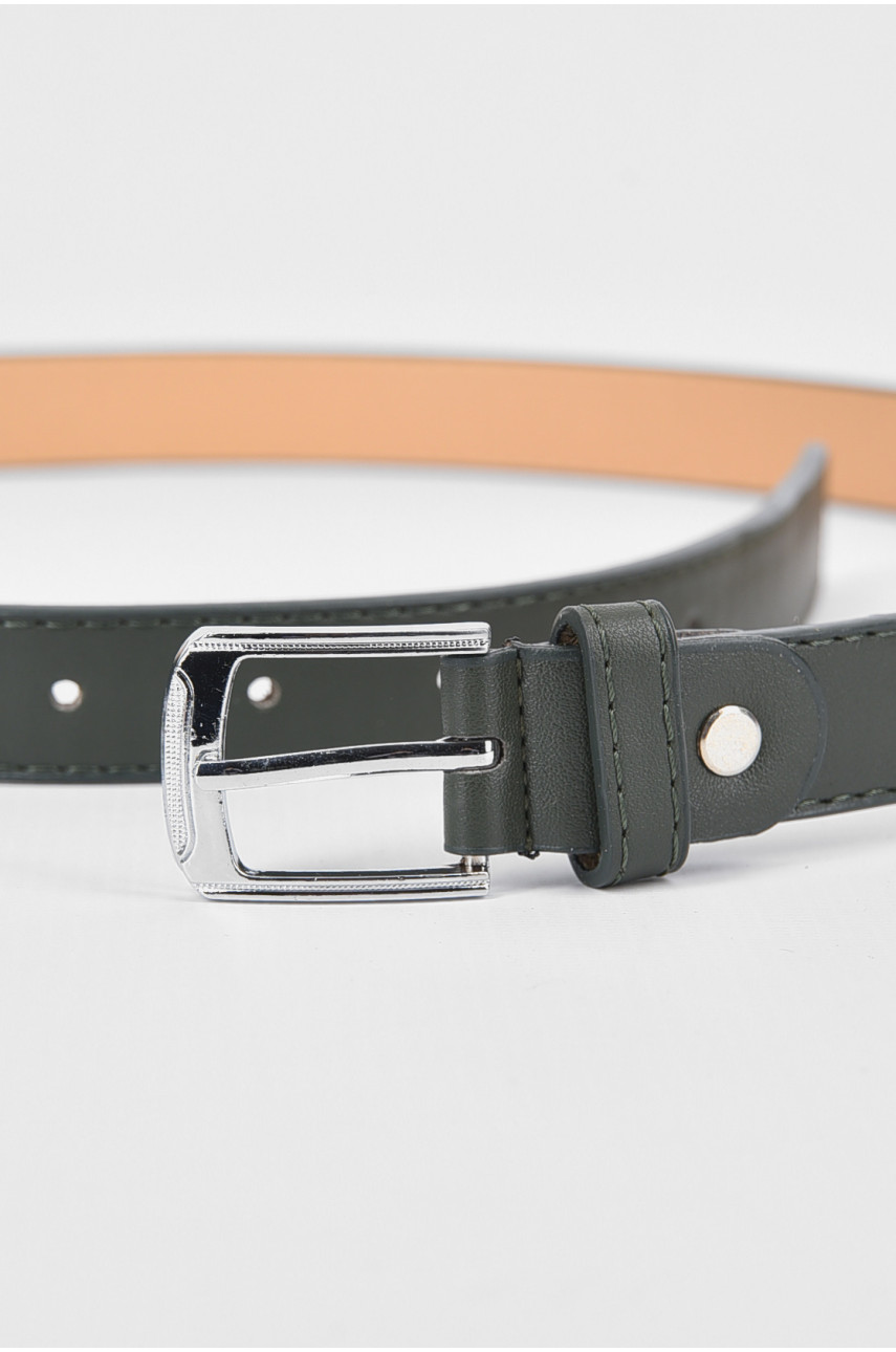 Ремінь жіночий темно-зеленого кольору розмір 107*2 см 190000