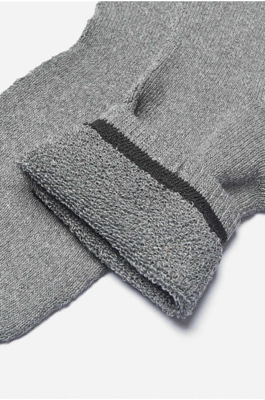 Шкарпетки чоловічі махрові сірого кольору 880 190072