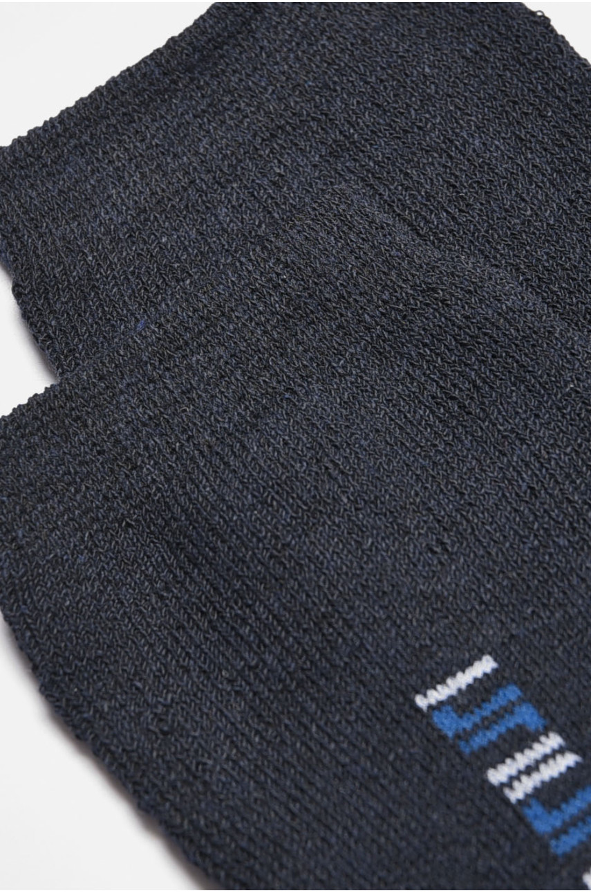 Шкарпетки чоловічі махрові темно-синього кольору 880 190073