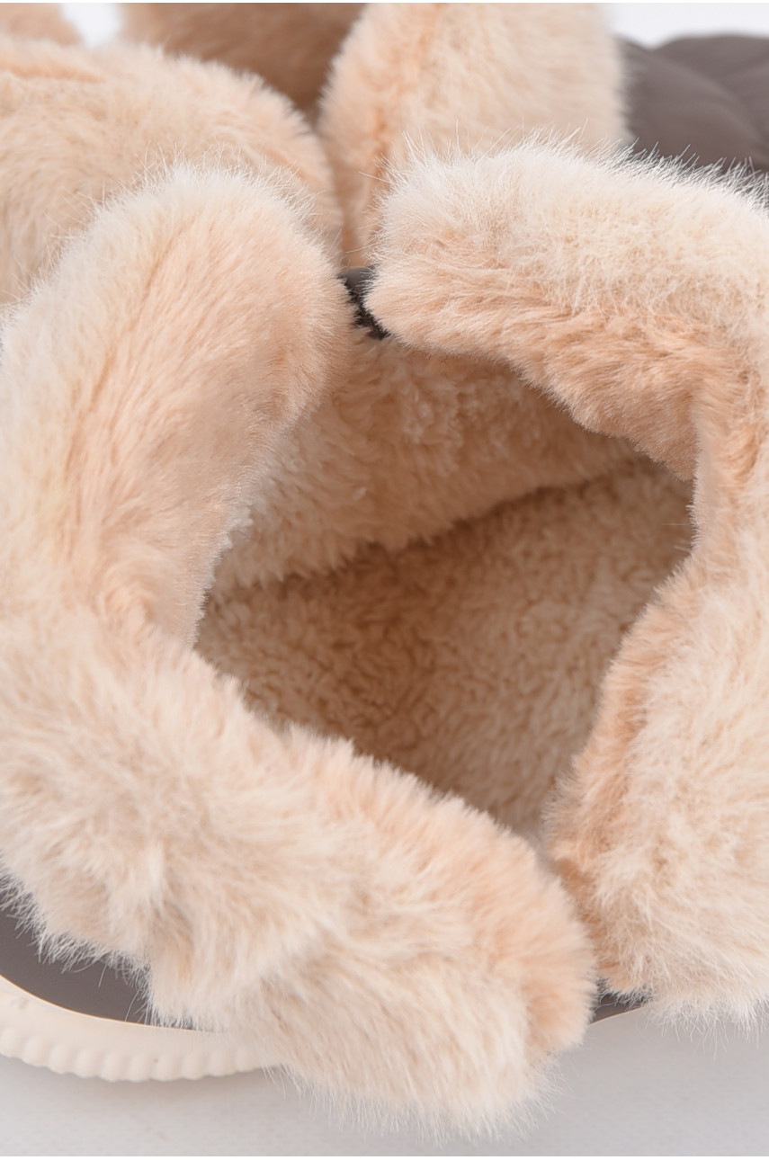 Капці кімнатні чоловічі коричневого кольору 2831-2 190113