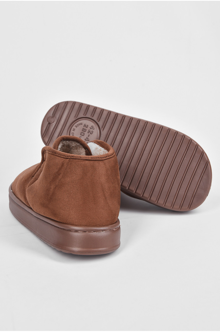 Капці кімнатні чоловічі коричневого кольору 9819-5 190116