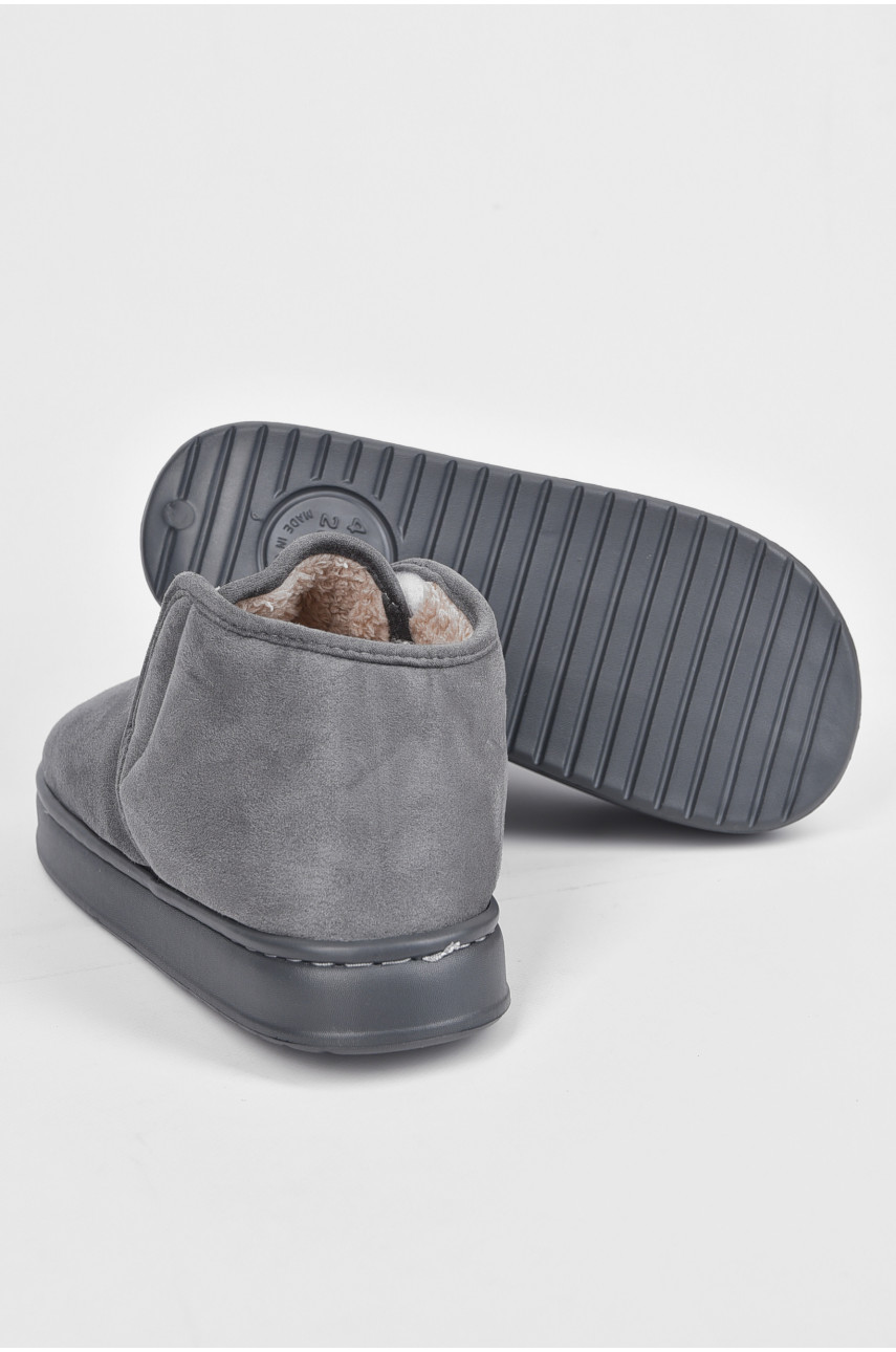 Капці кімнатні чоловічі сірого кольору 9819-5 190117